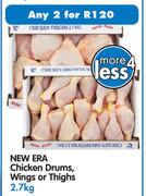 New Era Chicken Drums,Wings Or Thighs-2x2.7kg