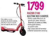 Razor E100 Electric Red Scooter