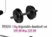 Trojan Adjustable Dumbble Set-10kg