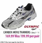 Olympic Camber Mens Trainers-Size 7-11 Per Pair 