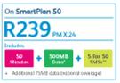 Samsung Galaxy S4 Mini-On SmartPlan 50