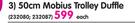 Paklite 50cm Mobius Trolley Duffle