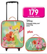 Disney Tinkerbell Trolley And Lunch Bag-Per bundle