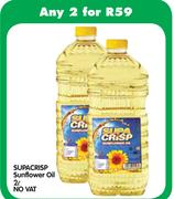 Supacrisp Sunflower Oil-2x2L