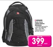Wenger Swiss Army Laptop Sleeve Backpack