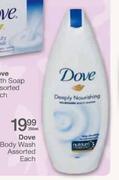 Dove Body Wash Assorted Each-250ml