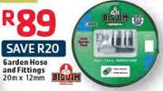 Bigjim Garden Hose And Fittings 20mX12mm
