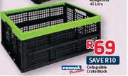 Perma Collapsible Crate Black