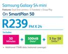 Samsung Galaxy-S4 Mini-On SmartPlan 50