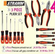 Stramm 6 Piece 2 Colour Soft Grip Screwdriver Set