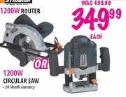 Stramm 1200W Circular Saw Each