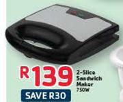 Counter Point 2-Slice Sandwich Maker-750W