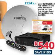 DSTV Decoder Installed