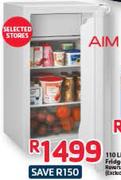 Aim 110 Litre Bar Fridge Reversible Door (Excludes Contents)