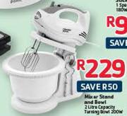Mixer Stand And Bowl 2 Litre Capacity Turning Bowl-200W