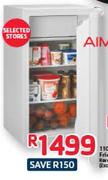Aim 110 Litre Bar Fridge Reversible Door (Excludes Contents)