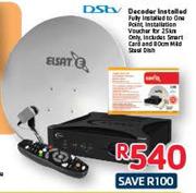 DSTV Decoder Installed