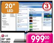 LG 20" LED Monitor