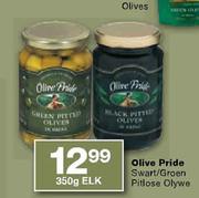Olive Pride Swart/Groen Pitlose Olywe-350g Elk