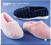 Ladies Outdoor Slippers Sizes-3-8 Per Pair