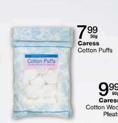 Caress Cotton Puffs-50g 