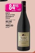 Rijk's Touch Of Oak Pinotage Or Shiraz-1x750ml