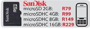 SanDisk Micro SDHC-16GB