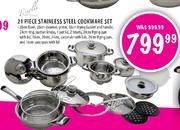 Tissolli Stainless Steel Cookware Set-21 Piece