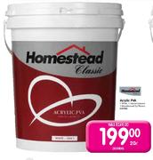 Homestead Acrylic PVA-20Ltr