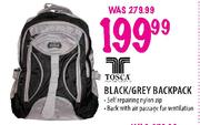 Tosca Black/Grey Backpack