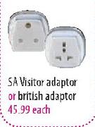 SA Visitor Adaptor Or British Adaptor-Each