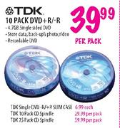 TDK 25 Pack CD Spindle-Per Pack