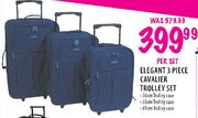 Elegant 3 Piece Cavalier Trolley Set-Per Set