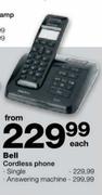 Bell Cordless Phone Answering Machine