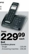 Bell Cordless Phone Single