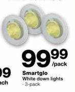 Smartglo White Down Lights-3-pack per pack