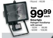 Smartglo Halogen Floorlamp with Sensor-500W