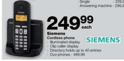 Siemens Cordless Phone