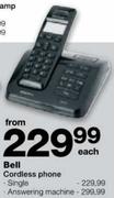 Bell Cordless Phone Answering Machine