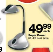 Super Power 36 LED Desk Lamp