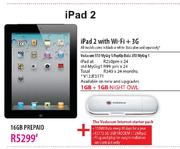 iPad 2 with Wi-Fi + 3G-16GB