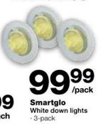 Smartglo White Down Lights 3 Pak-Per Pack