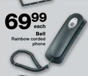 Bell Rainbow Corded Phone-Each