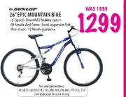 Dunlop deals mountain bike