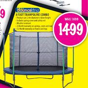 Bounceking 8 Foot Trampoline Combo