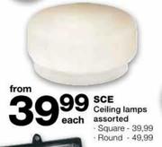 SCE Ceiling Lamps Round Each