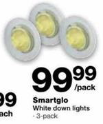 Smartglo White Down Lights-3 Per Pack