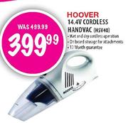 Hoover 14.4V Cordless Handvac (HSV40)