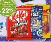 Nestle Singles Fun Bag Chocolates-150/200g each