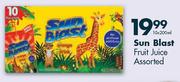 Sun Blast Fruit Juice Assorted-10x200ml